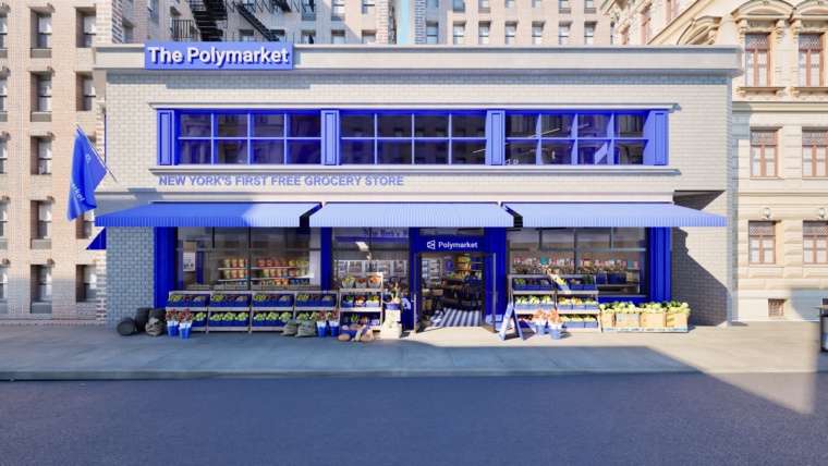 Polymarket Opens Free Grocery Store in New York to Take on Kalshi Head-On