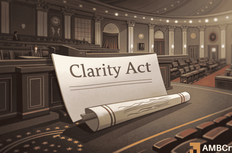 Brad Garlinghouse says CLARITY Act could pass by April as Polymarket odds hit 85%
